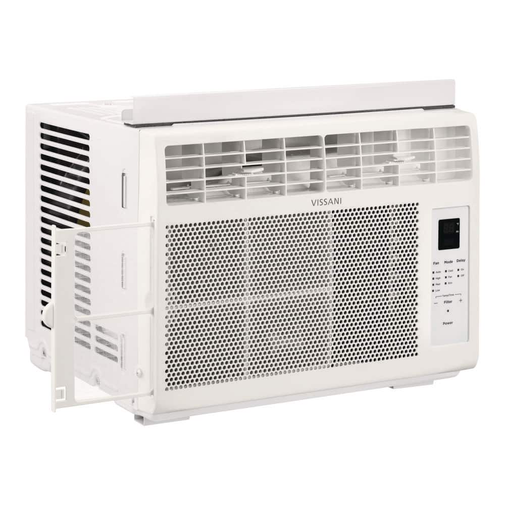 Vissani 6,000 BTU 115-Volt Window Air Conditioner for 250 sq. ft. Rooms in White with Remote (3)