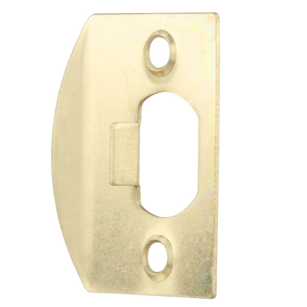 Defiant Bright Brass Latch Strike (2 per Pack) (3)