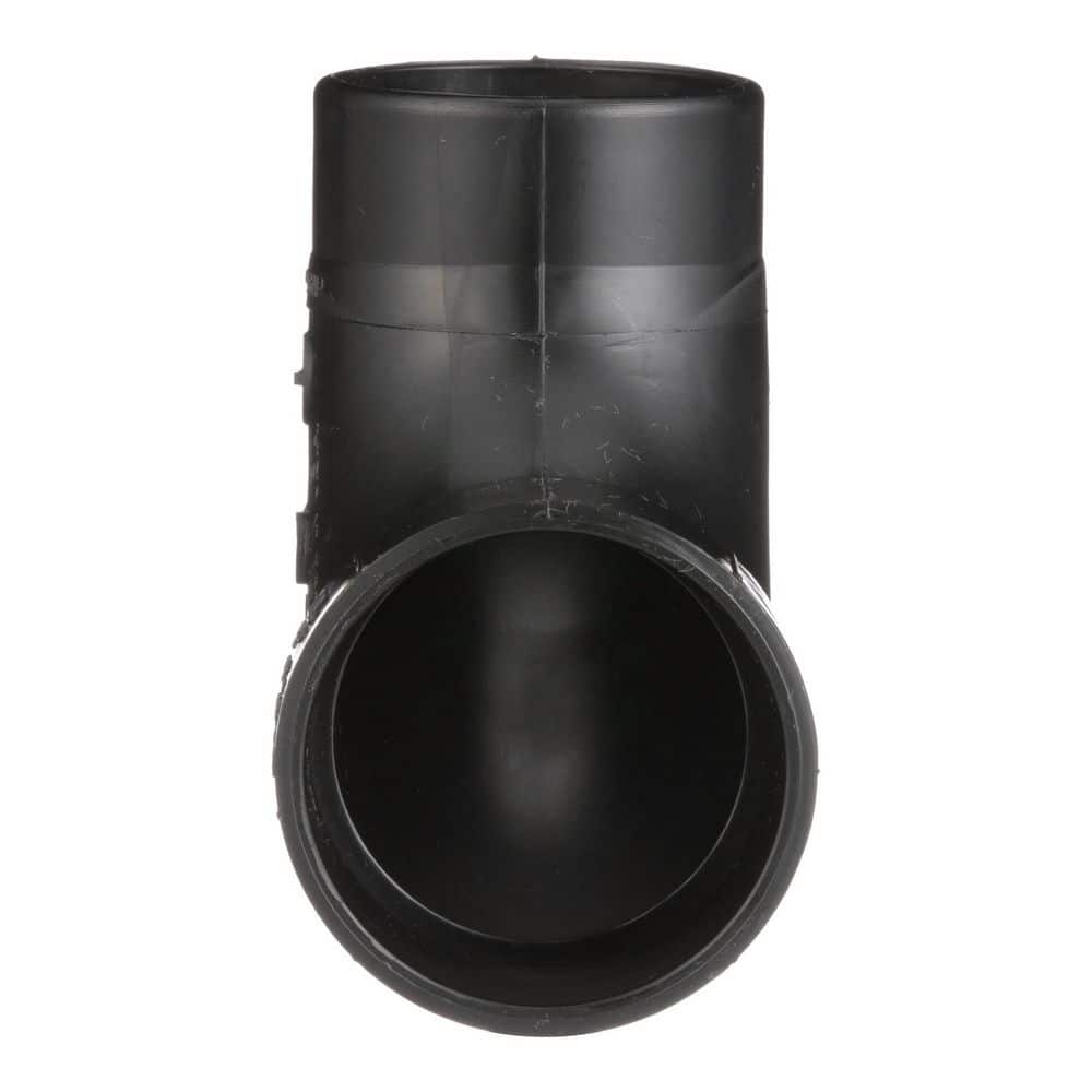 Charlotte Pipe 3 in. ABS DWV 90-Degree Hub Spigot Street Elbow Fitting (2)