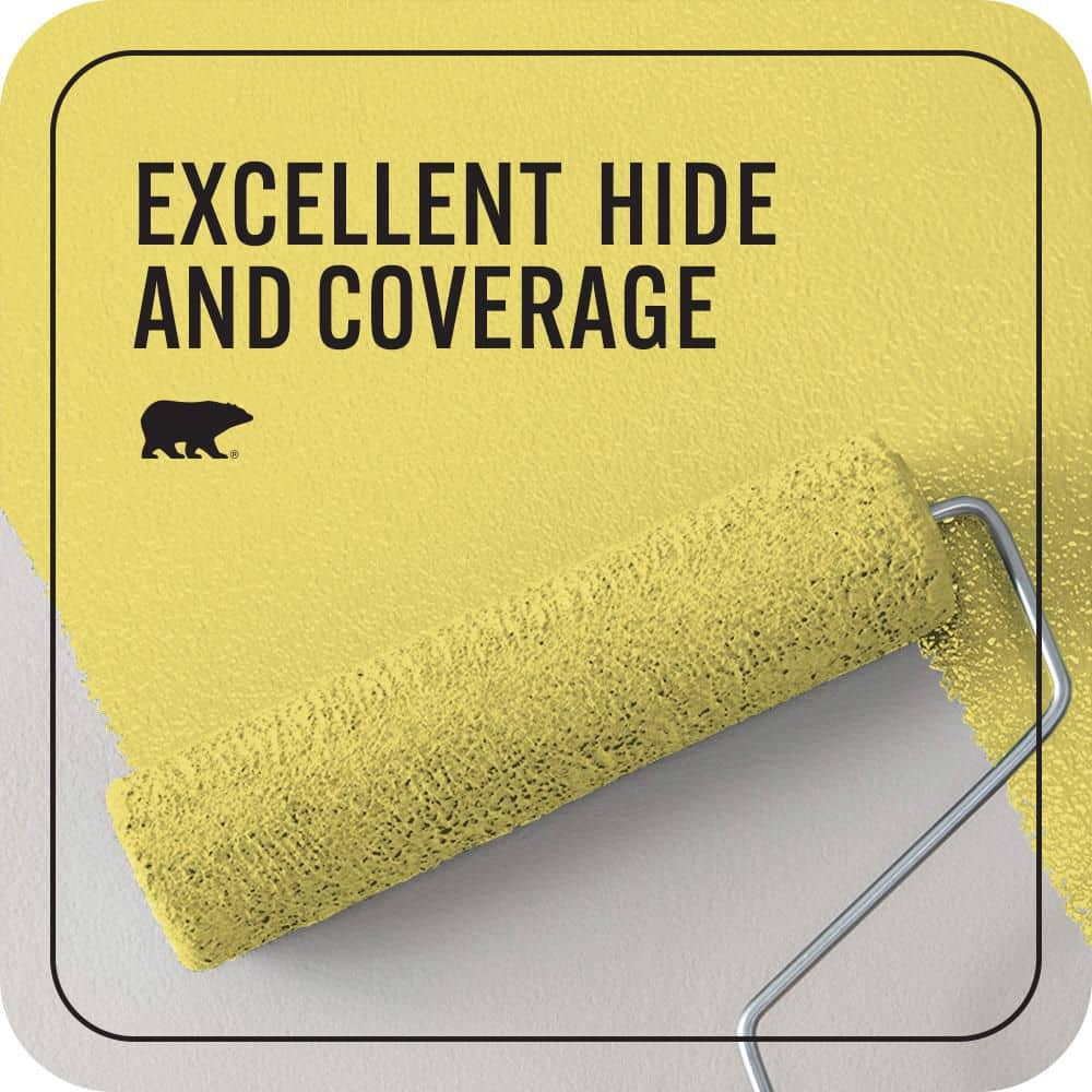 BEHR PREMIUM PLUS #T15-15 Plastic Lime Enamel Interior/Exterior Paint & Primer Color Sample (4)