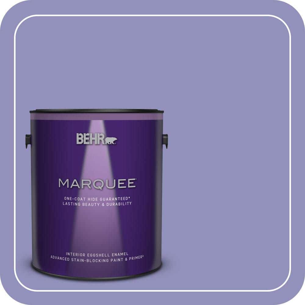 BEHR MARQUEE 1 gal. #PPU16-05 Lily of the Nile Eggshell Enamel Interior Paint & Primer
