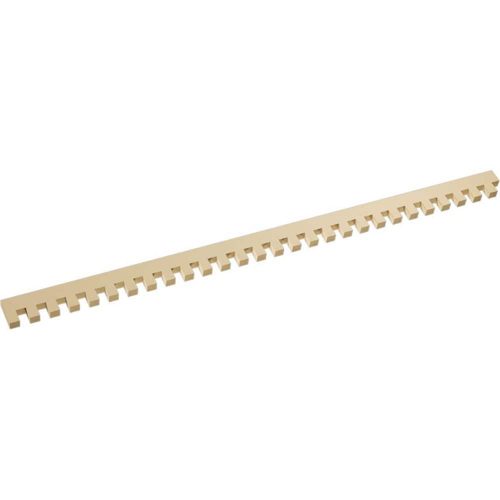 Ekena Millwork 1 in. D x 5 in. W x 46.625 in. L Primed Polyurethane Panel Moulding (3)