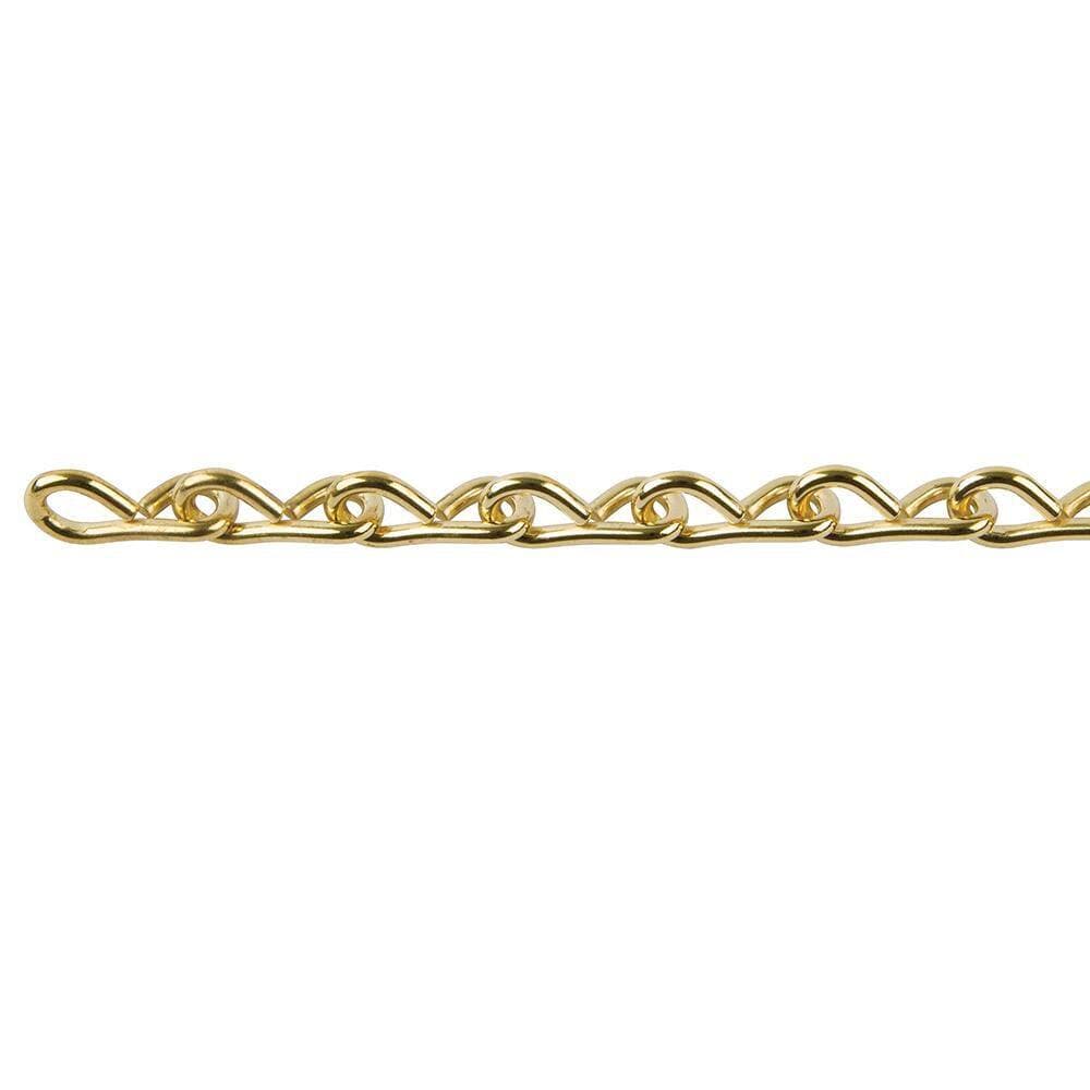 PERFECTION CHAIN #14 x 25 ft. Solid Brass Single Jack Chain (2)