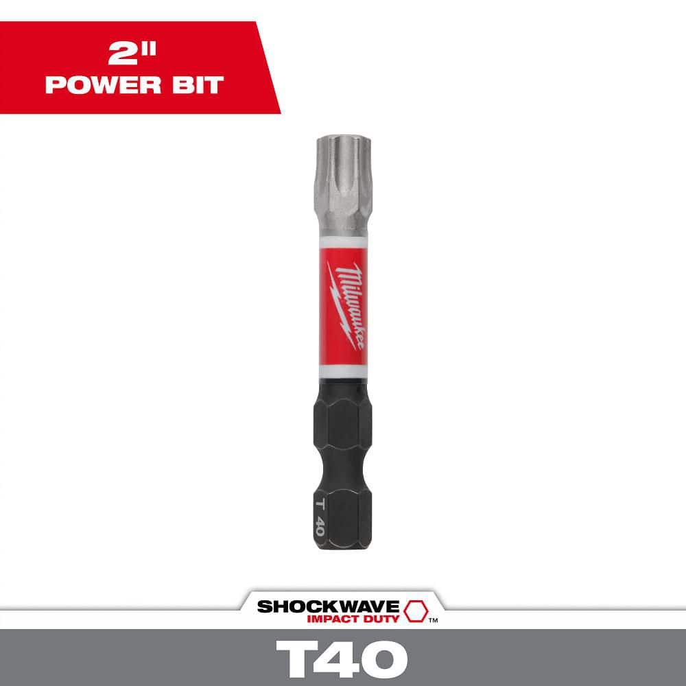 Milwaukee SHOCKWAVE Impact Duty 3-1/2 in. Alloy Steel Screw Driver Bit (1)