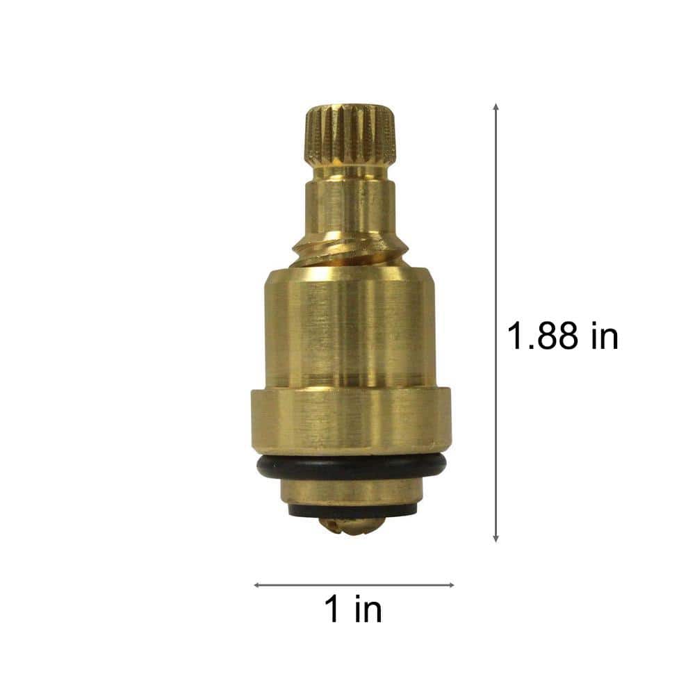 Everbilt 7/8 in. 22 pt Broach Side Stem for American Standard Replaces 6078-04 (3)