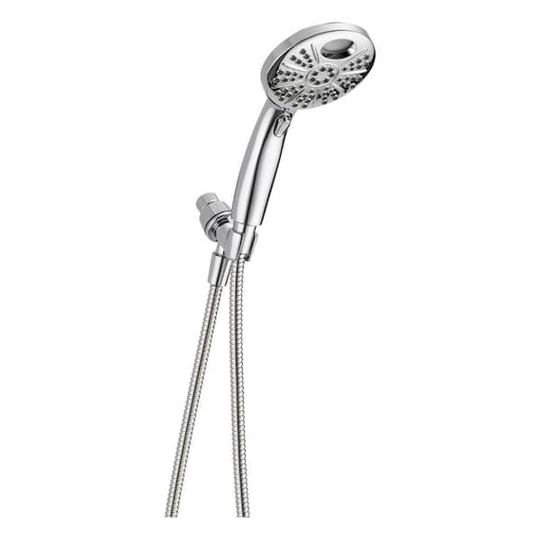 Delta Temp2O 6-Spray 4.8 in. Single Wall Mount Handheld Shower Head in Chrome