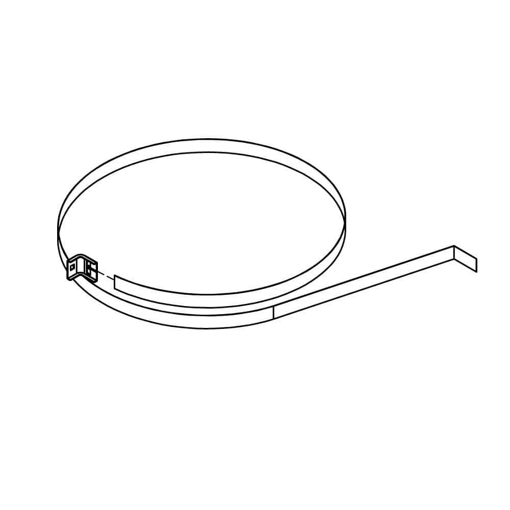 HOLDRITE 80 gal. Galvanized Steel 360 Degree Water Heater Restraining Strap (2)