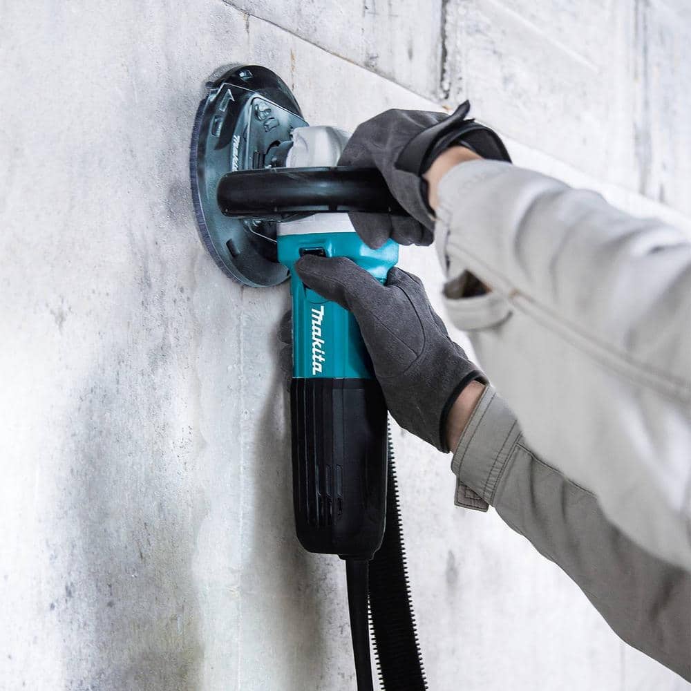 Makita 5 in. SJS II Compact Concrete Planer with Dust Extraction Shroud (2)