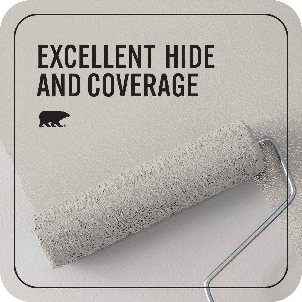 BEHR PREMIUM PLUS Home Decorators #HDC-WR14-2 Winter Haze Flat EcoMix Plant-Based & Primer (2)