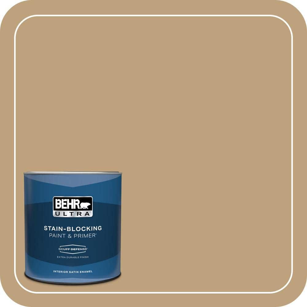BEHR ULTRA 1 qt. #MQ2-28 Modern History Extra Durable Satin Enamel Interior Paint & Primer