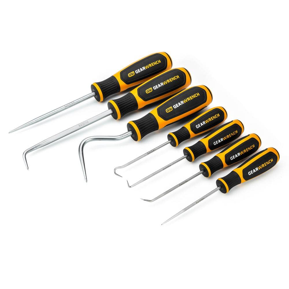 GEARWRENCH Dual Material Variety Hook and Pick Set (7-Piece)