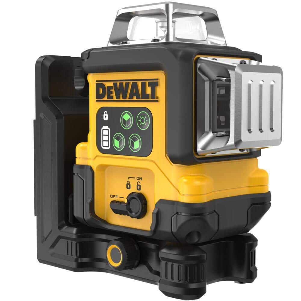 DEWALT 150 ft. Green 3-Plane Laser Level with USB Charging Cable (1)