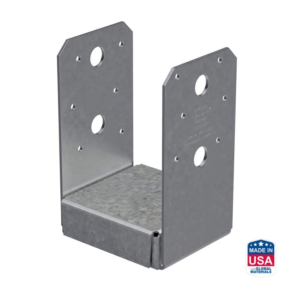 Simpson Strong-Tie ABU ZMAX Galvanized Adjustable Standoff Post Base for 4x4 Nominal Lumber (1)