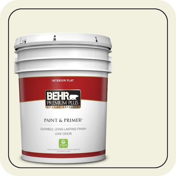 BEHR PREMIUM PLUS #GR-W02 Atrium White Enamel Low Odor & Primer (2)