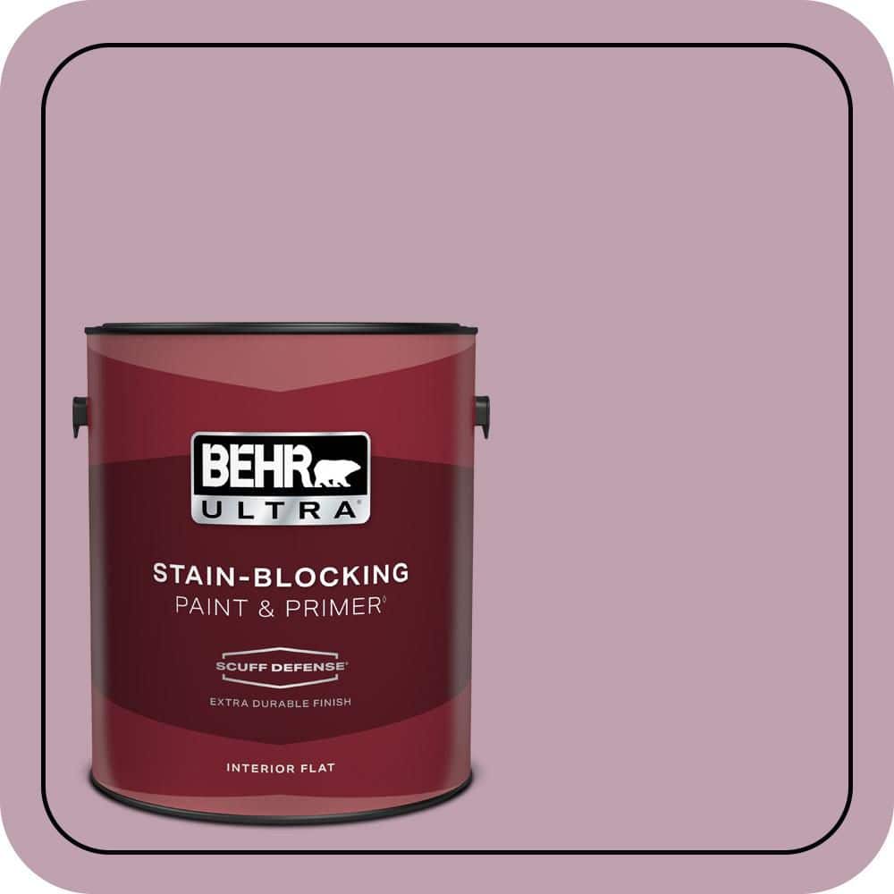 BEHR ULTRA 1 gal. #S120-4 Decanting Extra Durable Flat Interior Paint & Primer