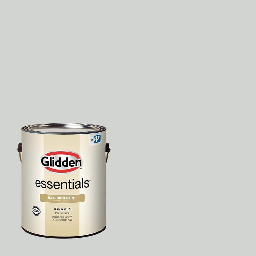 Glidden Essentials 1 gal. PPG1009-2 Tornado Flat Exterior Paint