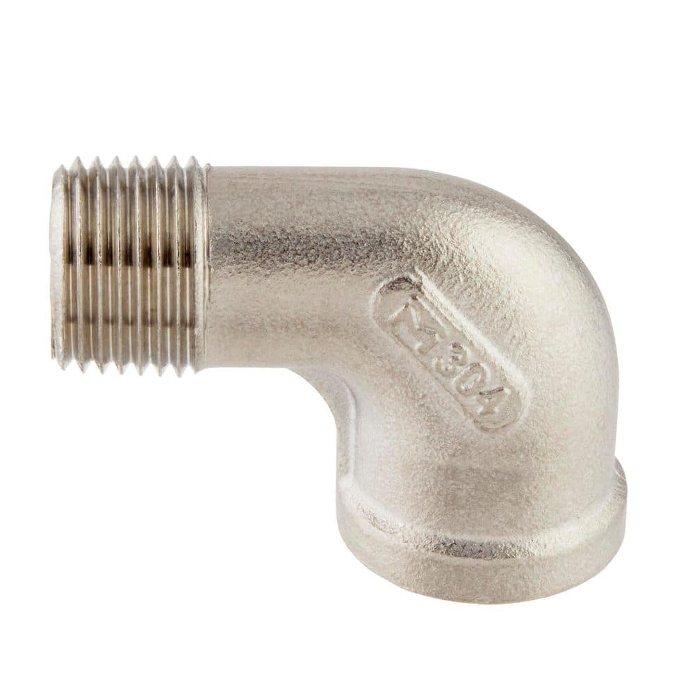 ProLine 1/2 in. MIP x 1/2 in. FIP Stainless Steel Street Elbow Fitting (3)