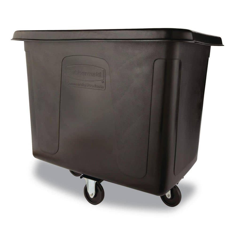 Rubbermaid Commercial Products 16 cu. ft. Black Cube Truck (2)