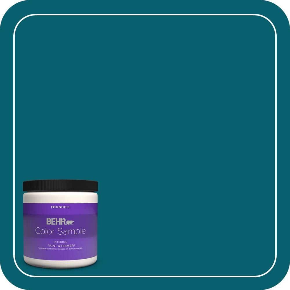 BEHR PREMIUM PLUS #T16-04 Galapagos Enamel Interior Stain-Blocking Paint & Primer (1)