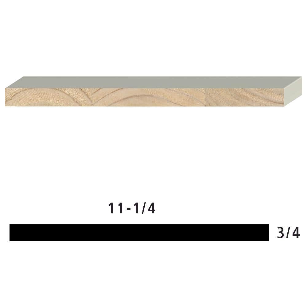 Unbranded 1 in. x 12 in. x 16 ft. S1S2E Pressure-Treated Primed Pine Lumber Board (2)