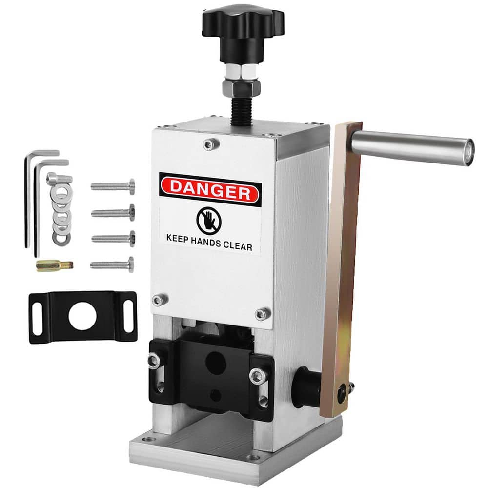 SKYSHALO Manual Wire Stripping Machine 0.06-0.98 in., Wire Stripper Machine with Hand Crank Portable (1)