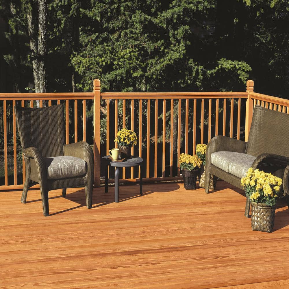 ProWood 4 in. x 4 in. x 4-1/2 ft. Double V-Groove Enhanced Pressure-Treated Wood Deck Post (2)