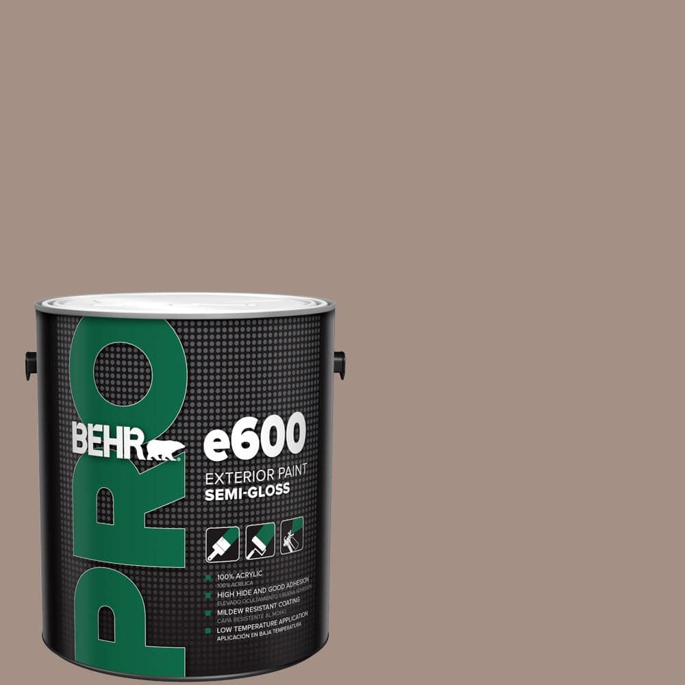 BEHR PRO 1 gal. #MQ2-33 Parisian Cafe Semi-Gloss Exterior Paint