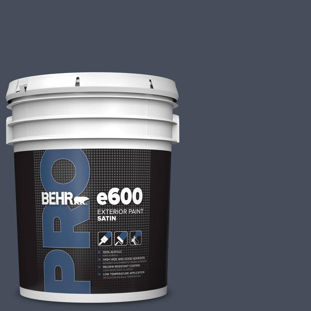 BEHR PRO 5 gal. #MQ5-10 Secret Society Satin Exterior Paint