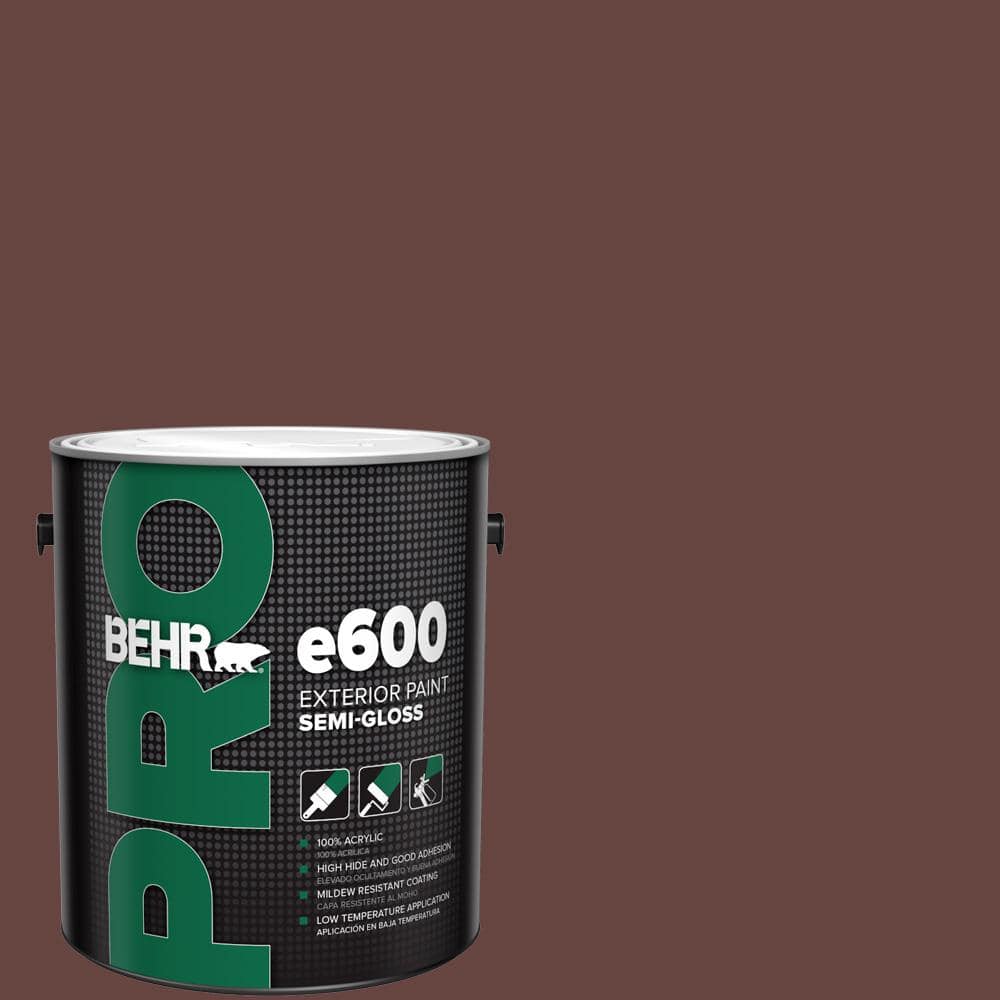 BEHR PRO 1 gal. #S-G-730 Tawny Port Semi-Gloss Exterior Paint