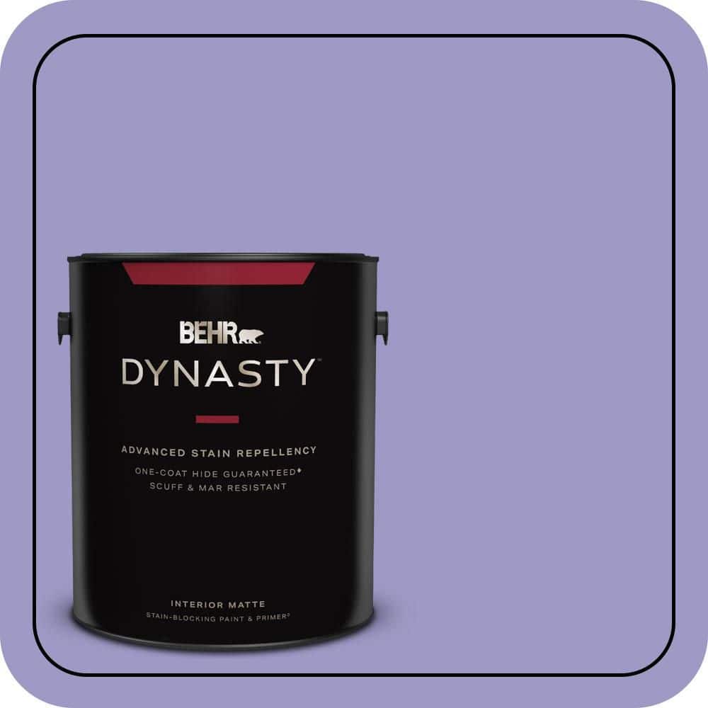 BEHR DYNASTY 1 gal. #630B-5 Majestic Violet Matte Interior Stain-Blocking Paint & Primer