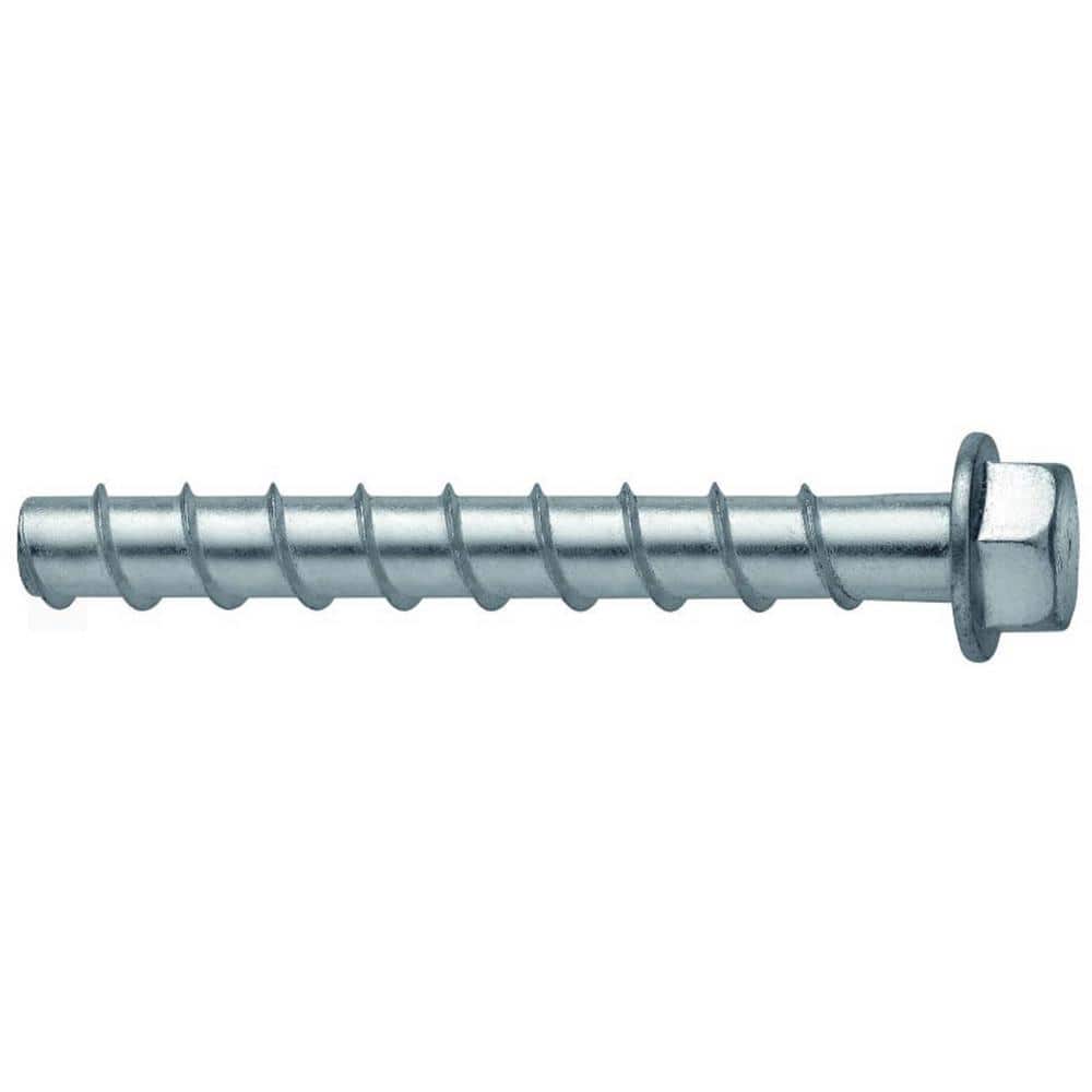 Hilti 1/2 in. x 5 in. KH-EZ Carbon Steel Hex Head Concrete and Masonry Screw Anchor (2-Piece)