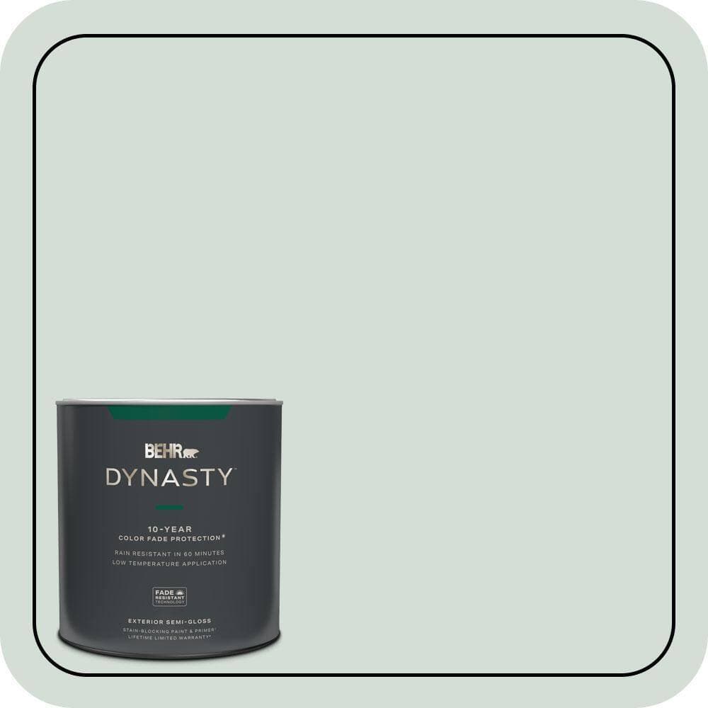 BEHR DYNASTY 1 qt. #700E-2 Lime Light Semi-Gloss Exterior Stain-Blocking Paint & Primer