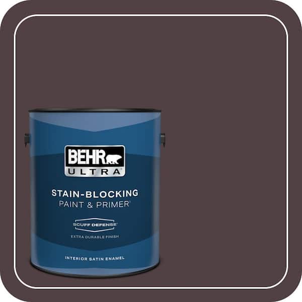 BEHR PREMIUM PLUS #BXC-87 Rich Bordeaux Exterior Stain-Blocking Paint & Primer (3)