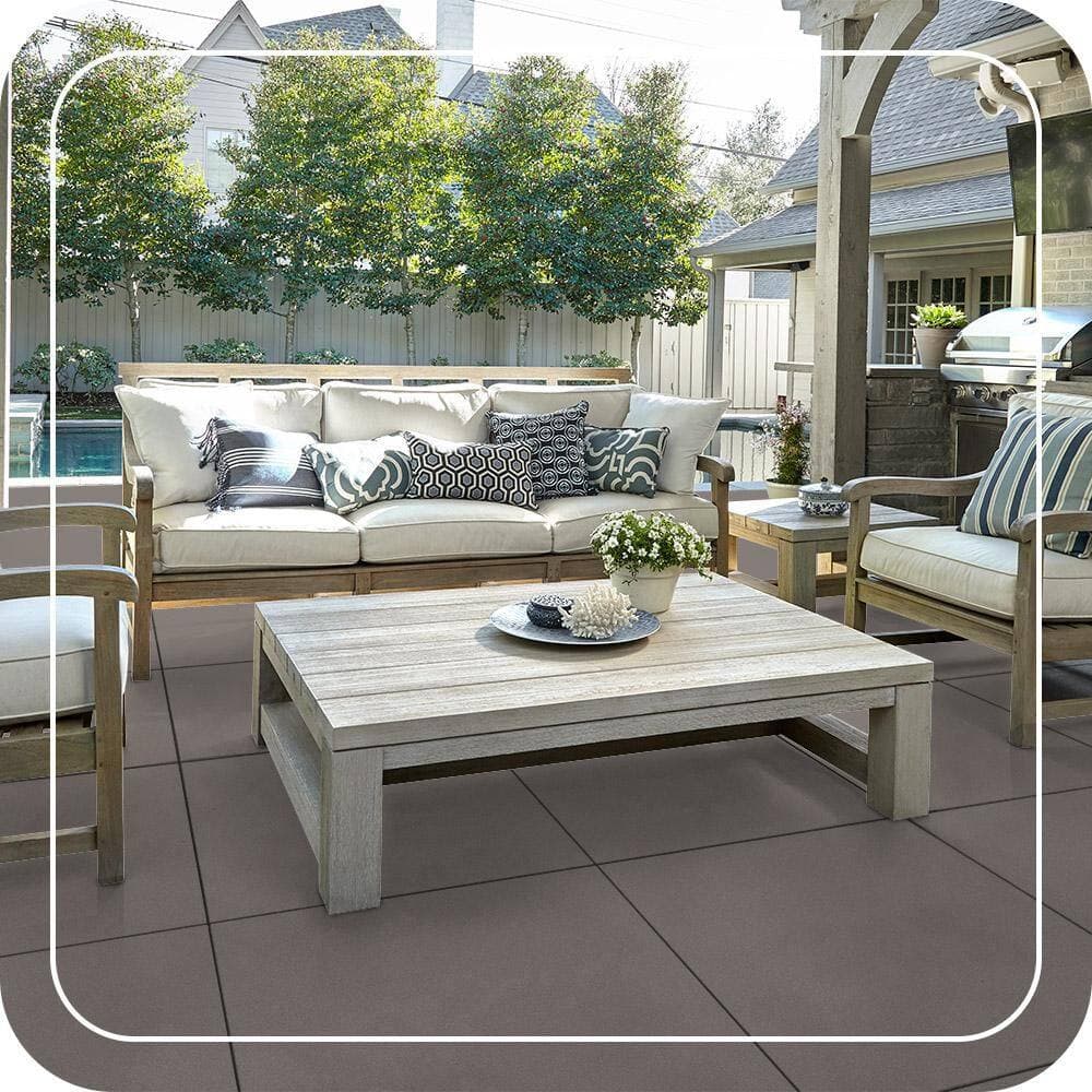 BEHR PREMIUM 1 gal. #PPU18-17 Suede Gray Textured Low-Lustre Enamel Interior/Exterior Porch and Patio Anti-Slip Floor Paint (4)