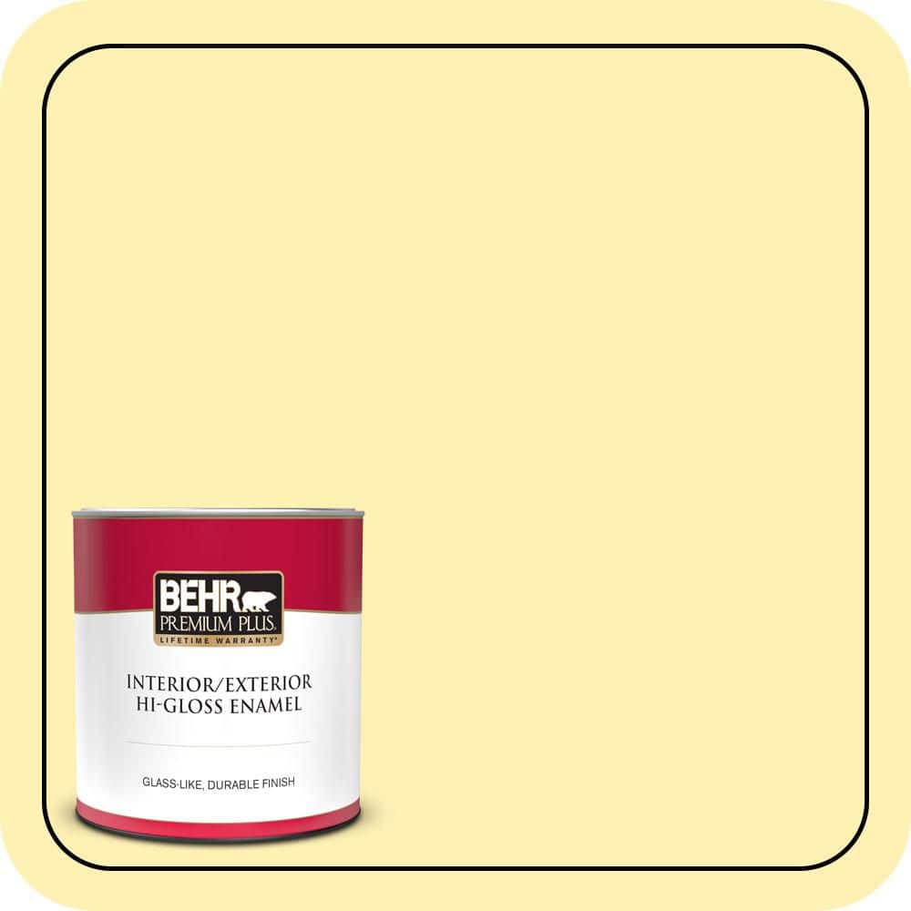 BEHR PREMIUM PLUS 1 qt. #P310-3 Firefly Hi-Gloss Enamel Interior/Exterior Paint & Primer (1)