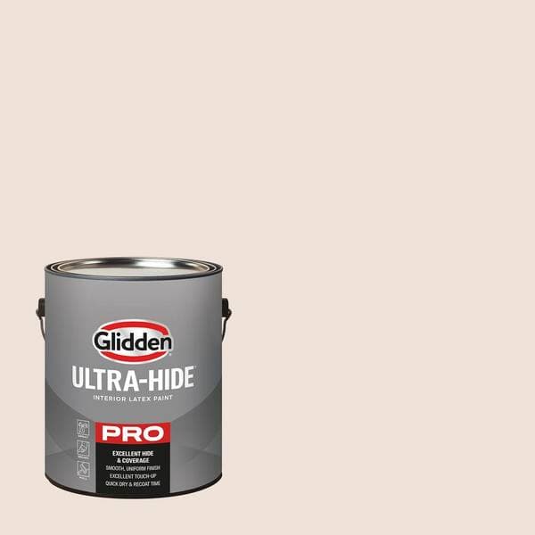 Glidden Ultra-Hide 1 gal. PPG1062-1 Butter Icing Eggshell Interior Paint (2)