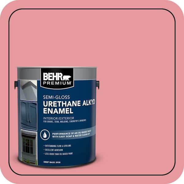BEHR PREMIUM 1 gal. #P160-3 All Dressed Up Urethane Alkyd Semi-Gloss Enamel Interior/Exterior Paint (2)