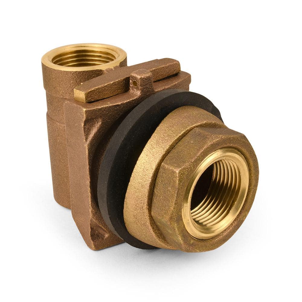 Everbilt 1 in. Brass Pitless Adapter Fitting