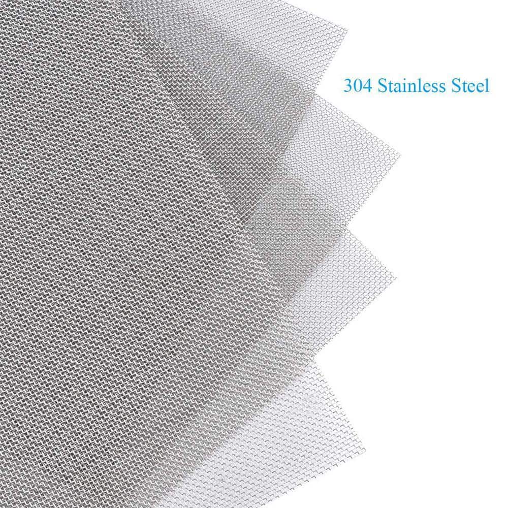 Angel Sar 0.983 ft. x 0.683 ft. Stainless Steel Woven Wire Mesh Never Rust, Welded Wire 1 mm Hole 20 Mesh Easy to Cut (4-Pack) (3)