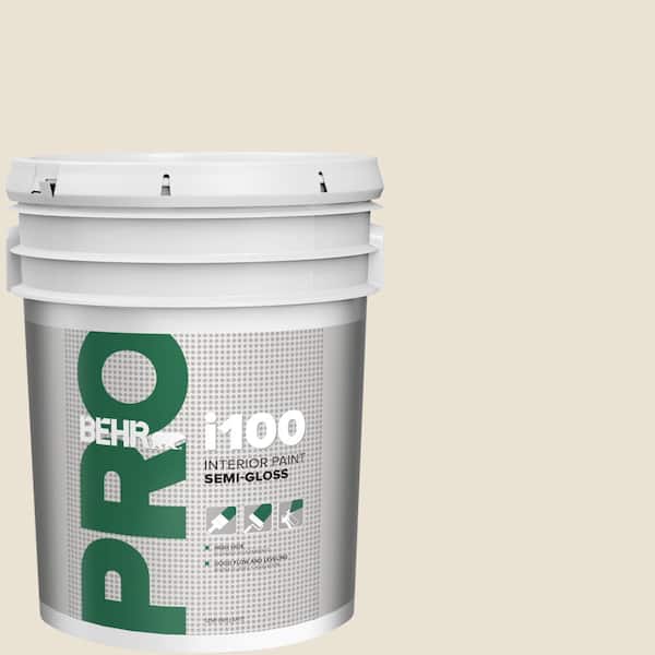 BEHR PRO 5 gal. #ECC-47-2 Elk Horn Semi-Gloss Interior Paint (2)