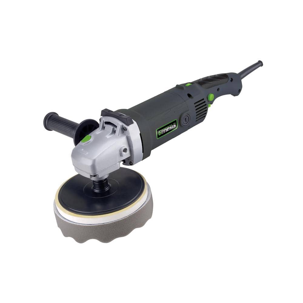 Genesis 7 in. GAFPP7 Quick-Change Waffle-Pattern Foam Polishing Pad with Reusable Hook and Loop Backing (3)