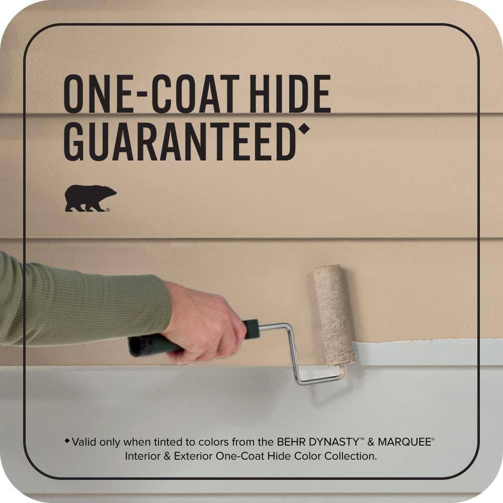 BEHR MARQUEE 1 gal. #N260-3 Polo Tan Flat Exterior Paint & Primer (3)