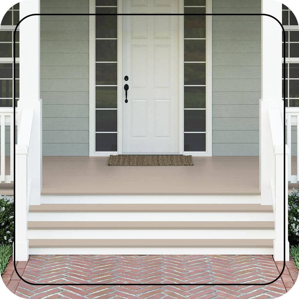 BEHR PREMIUM #PPU5-13 Textured Low-Lustre Enamel Interior/Exterior Porch and Patio Anti-Slip Floor Paint (2)