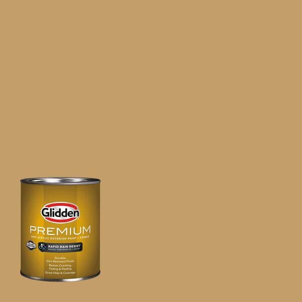 Glidden Premium 1 qt. Good Life PPG1090-5 Satin Exterior Latex Paint (2)