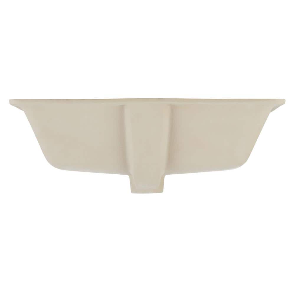 SIGNATURE HARDWARE Sawgrass 21 in. Undermount Bathroom Sink in White Porcelain (2)