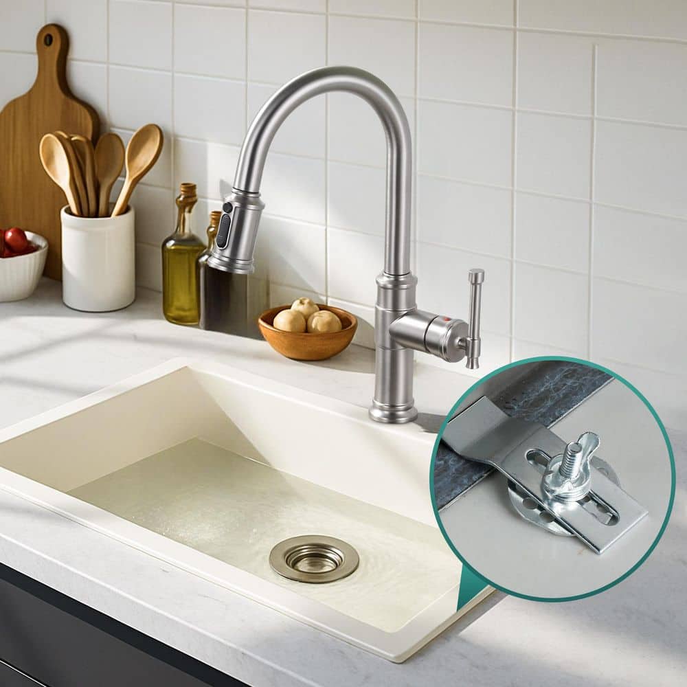 WOWOW Sink Mounting Clip/Bracket Undermount in Chrome 25-Pieces Kit (2)