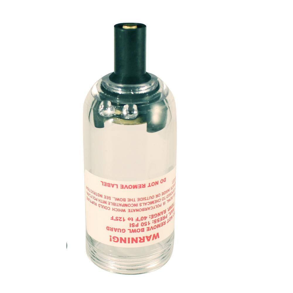 Milton Industries, Inc. Polycarbonate Mini Filter and Lubricator Replacement Bowl (3)