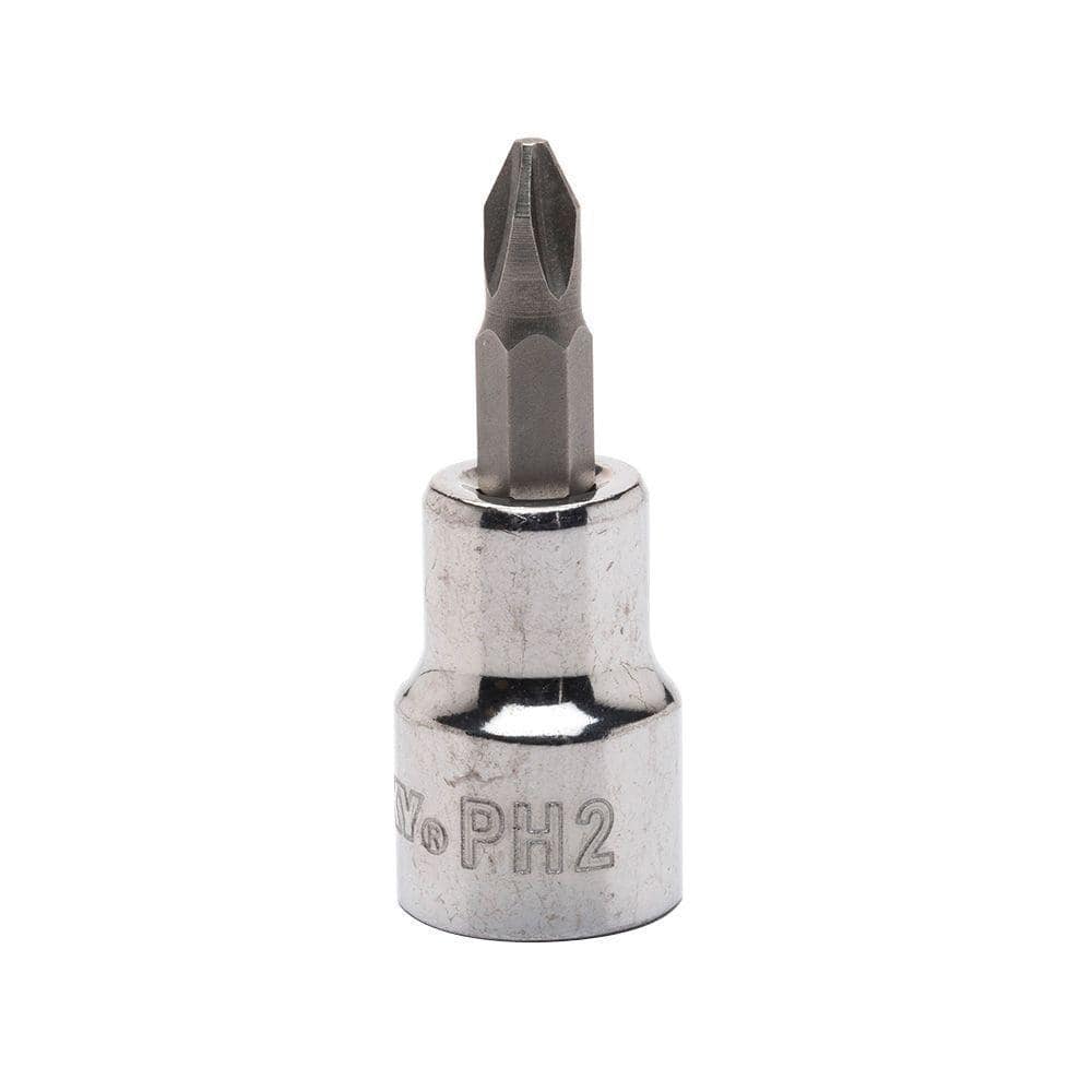 Husky #2 Philips 3/8 in. Drive Bit Socket (2)