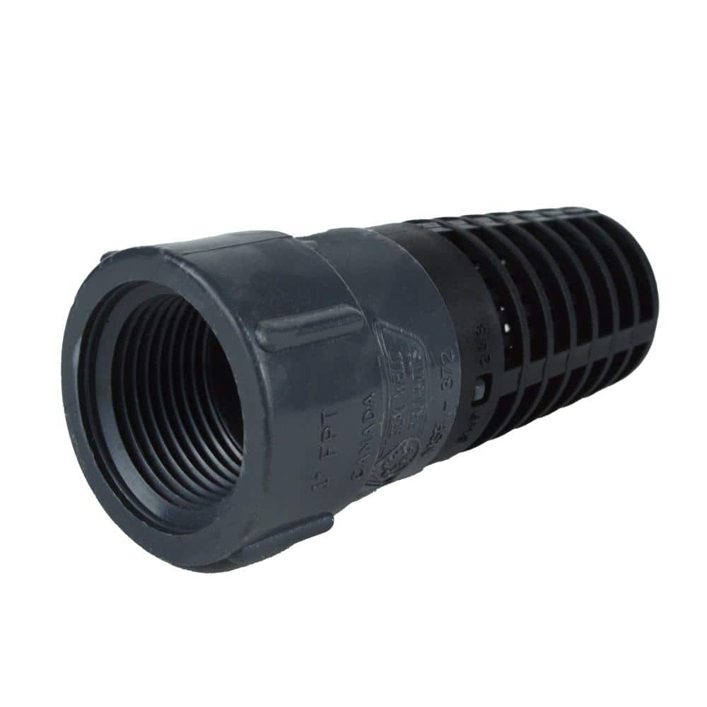 Water Source 1 in. Plastic Foot Valve (2)