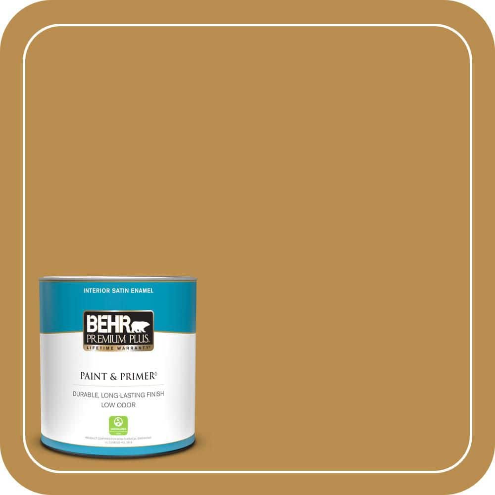 BEHR PREMIUM PLUS #320D-6 Lion Mane Enamel Low Odor & Primer (1)